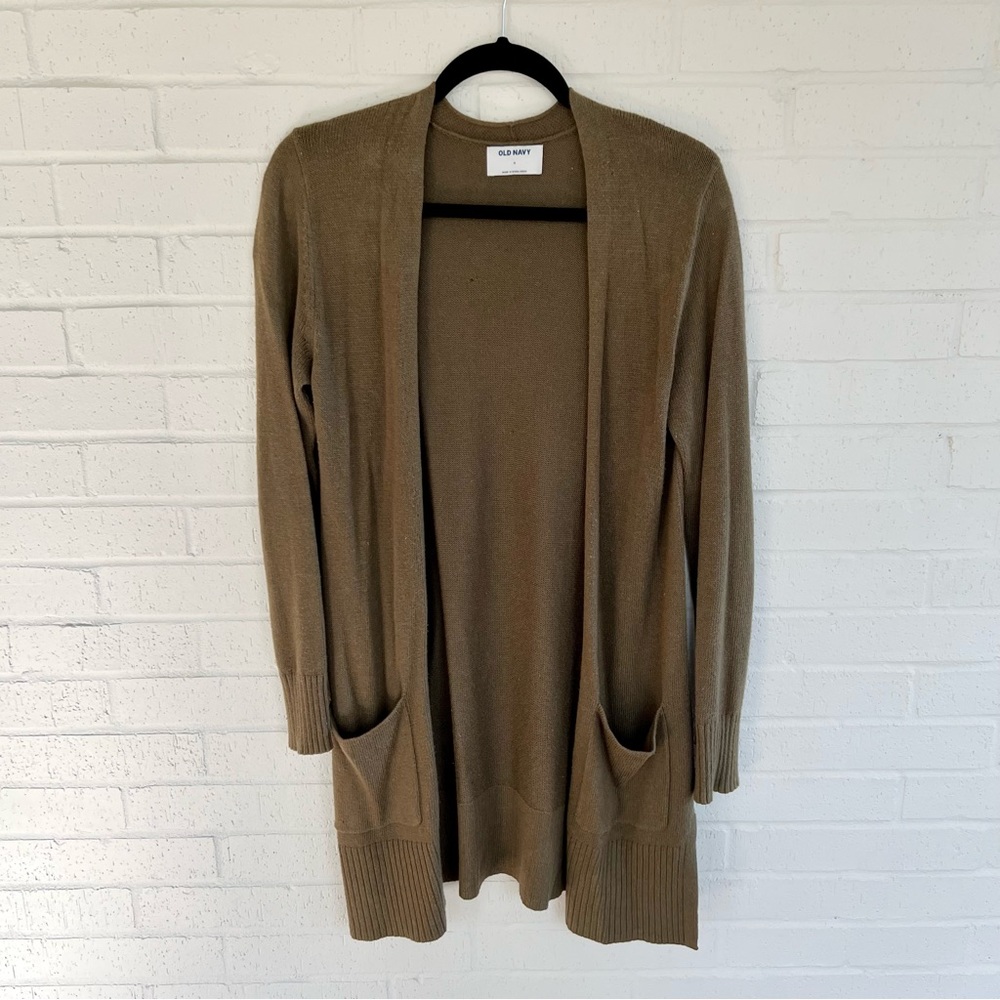 Old Navy Olive Green cardigan small